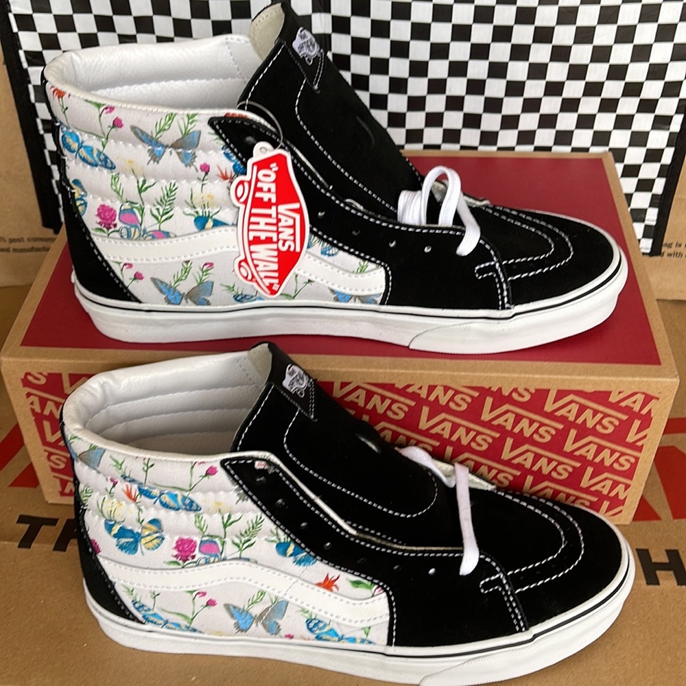 Vans Butterfly Floral Marshmallow WMNS sneakers - Picture 4 of 16